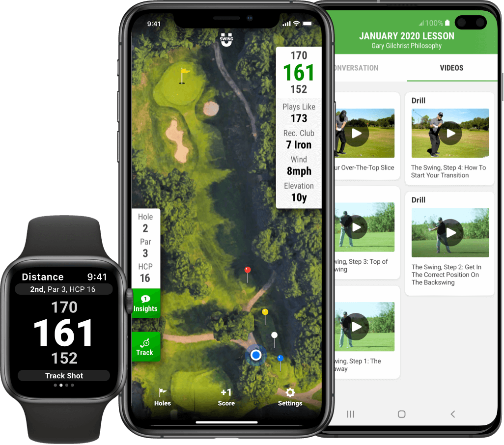 SwingU Golf GPS App